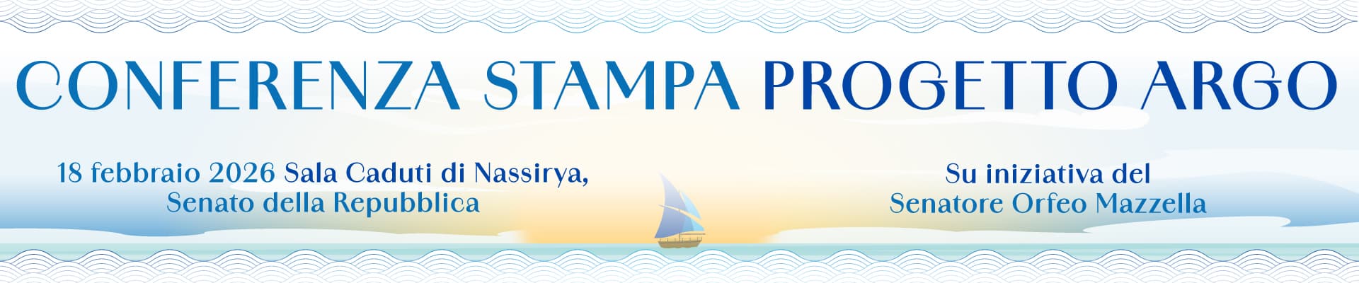 evento al Senato del progetto argo 2026